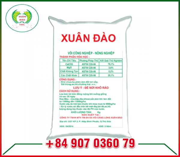 Agricultural lime powder
